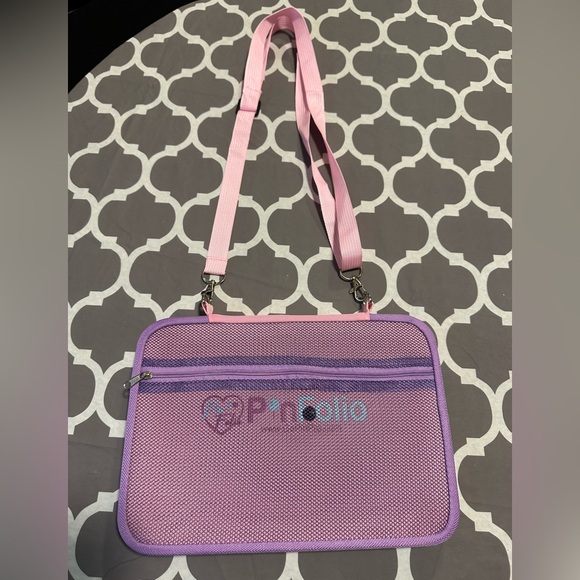 Purple and Pink PinFolio™ Classic – Enamel Pin Storage & Trading Case - Picture 1 of 3